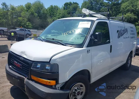 2019 GMC Savana 2500 Work Van из США, поврежденный, VIN 1GTW7AFG9K1275900